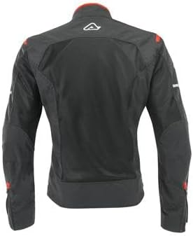 Acerbis Unisex 0023744.323.068 Jacke, schwarz/rot, XL