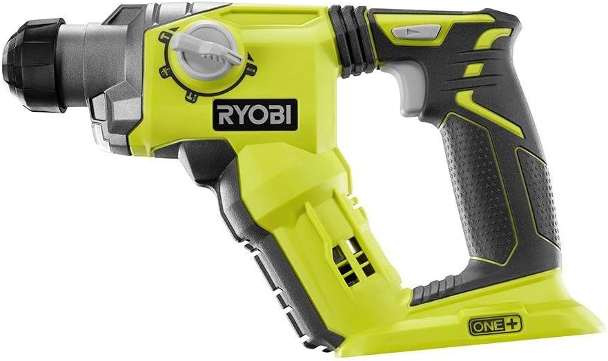 RYOBI 18-Volt ONE+ Lithium-Ion Akku-Rotary-Bohrhammer SDS-Plus 1/2 Zoll kabellos (nur Werkzeug) (Nic