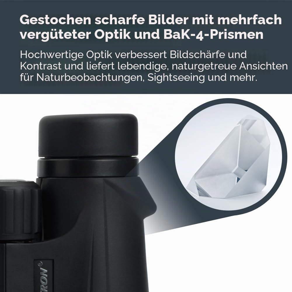 Celestron 71348 10 x 50 Outland X Fernglas – Schwarz Outland X 10 x 50 - Dachprisma, Outland X 10 x