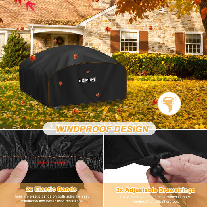 Grill Abdeckhaube 84x60x32cm Grillabdeckung Wetterfest für Weber Q200/Q220/Q240/Q2000 Serie, Grill S