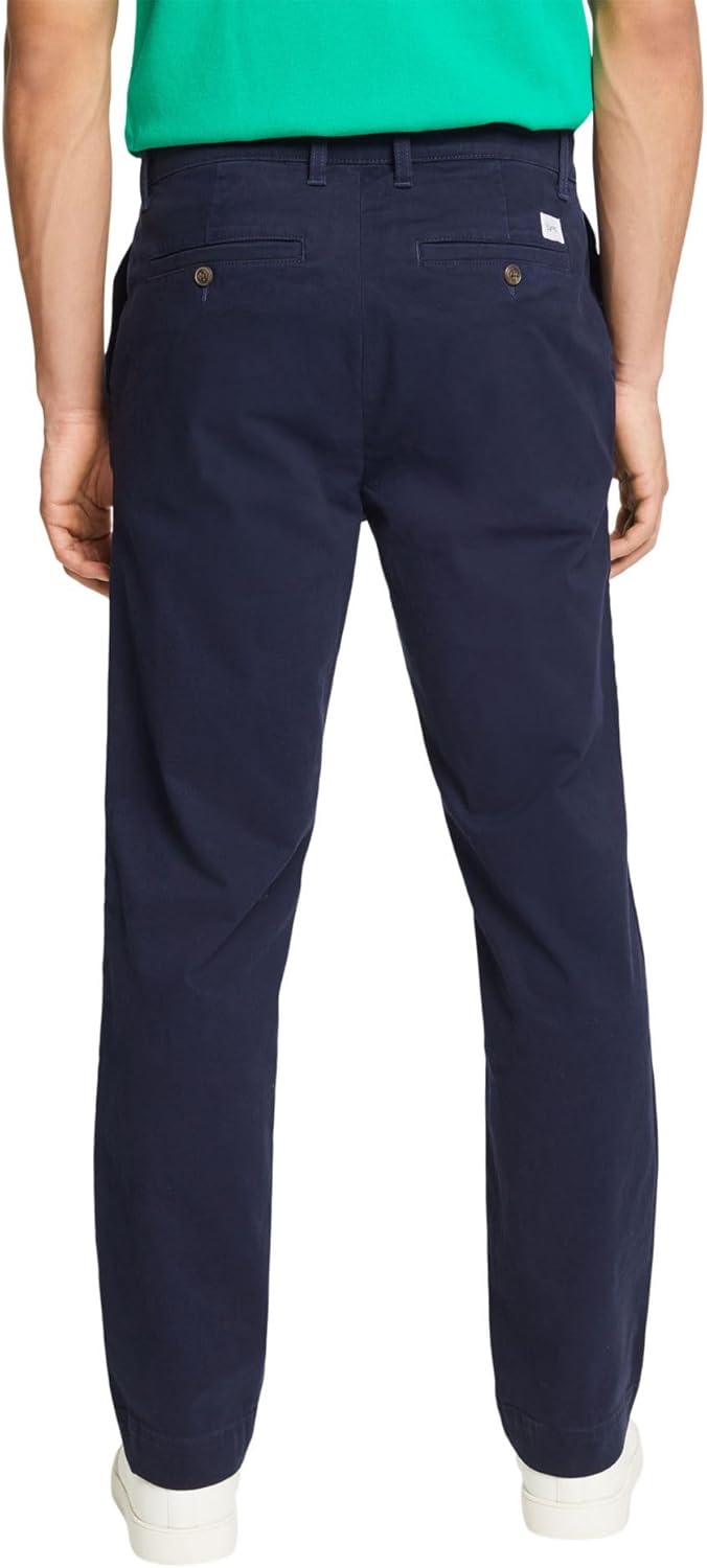 ESPRIT Herren Hose Essential Chino 31W / 32L 400/Navy, 31W / 32L 400/Navy