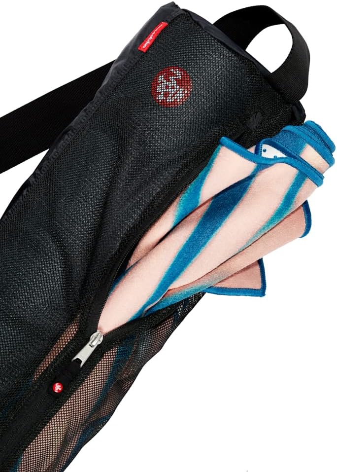 Manduka Breathe Easy Full Zip Yogamatte Tragetasche - Mit Tasche, verstellbarem Gurt, Geeignet für d