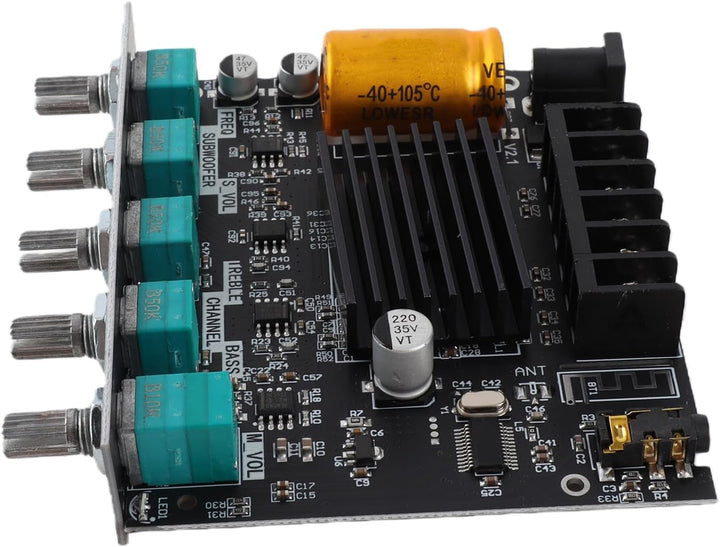 ZK-MT21 Bluetooth-Leistungsverstärkerplatine 2.1-Kanal-Verstärkermodul Audio-Leistungsverstärkerplat