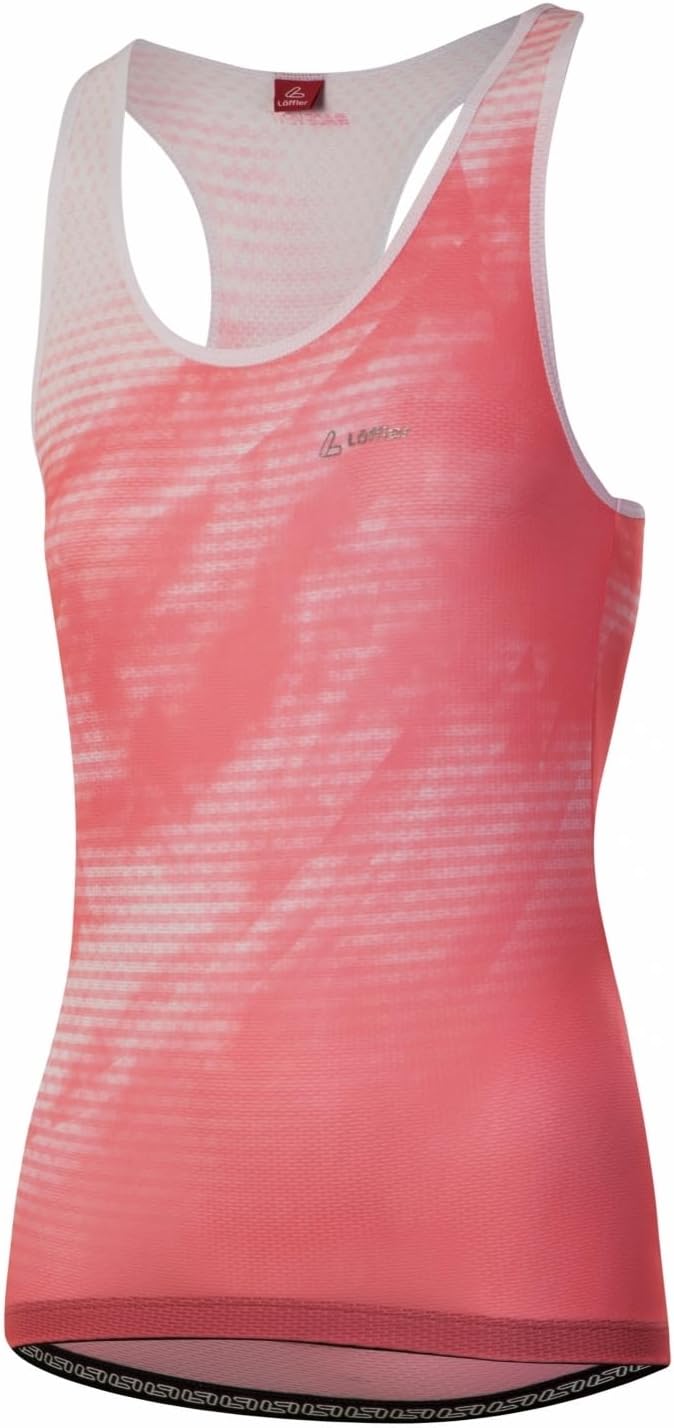 Löffler Aero Racerback Fahrrad Top Damen rot 2021 Radtrikot ärmellos 34 Rosa, 34 Rosa