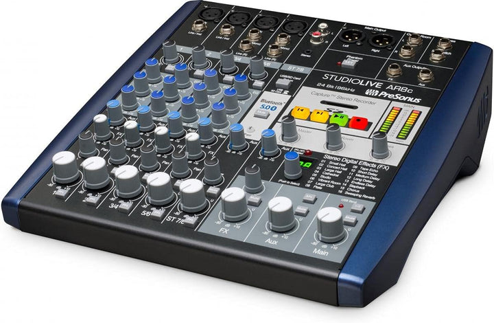 PreSonus StudioLive AR8c, 8-Kanal, Hybrid Digital/Analog Performance Mischpult/USB-C-kompatibles Aud