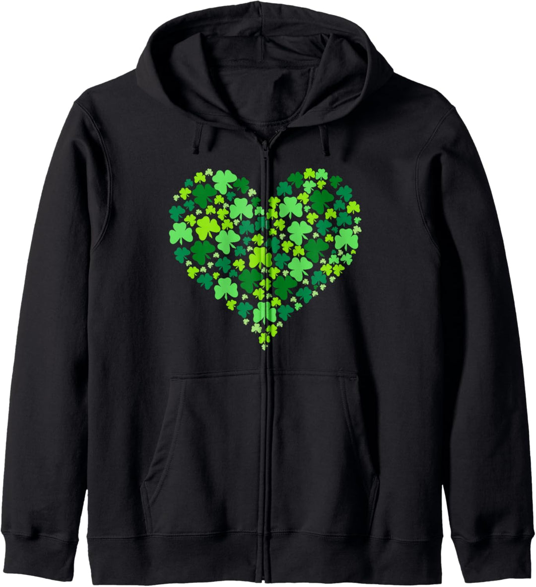 Kleeblatt Glücksklee Kapuzenjacke