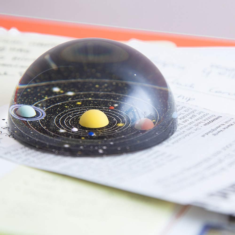 Kikkerland Planetarium Papiergewicht, SC22, schwarz, Planetarium