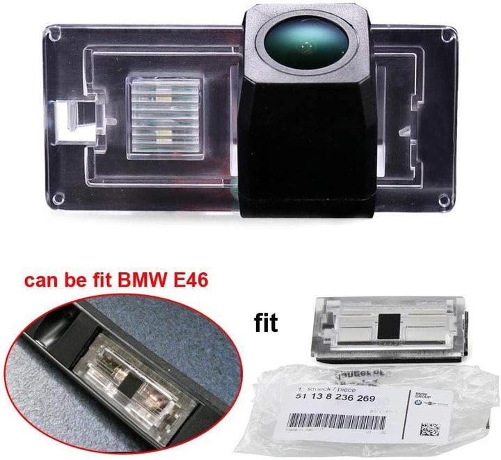 Super Pro HD Auto Kennzeichenbeleuchtung Rückfahrkamera für BMW E53 X5 E46 318 3er 316i 2003bj E46 3
