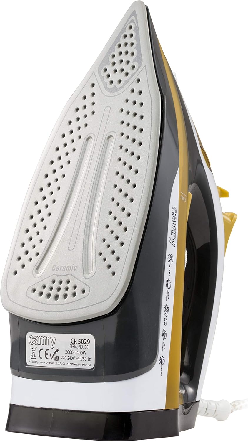 CAMRY CR 5029 Dampfbügeleisen, Keramik, Mehrfarbig, Klein