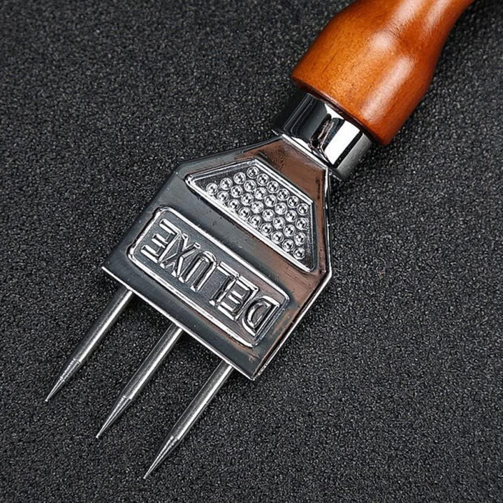 Eispickel, Robustes EIS Chipper Massivem Holzgriff, 304 Edelstahl DREI Gegessener Eisbrecher Für Coc