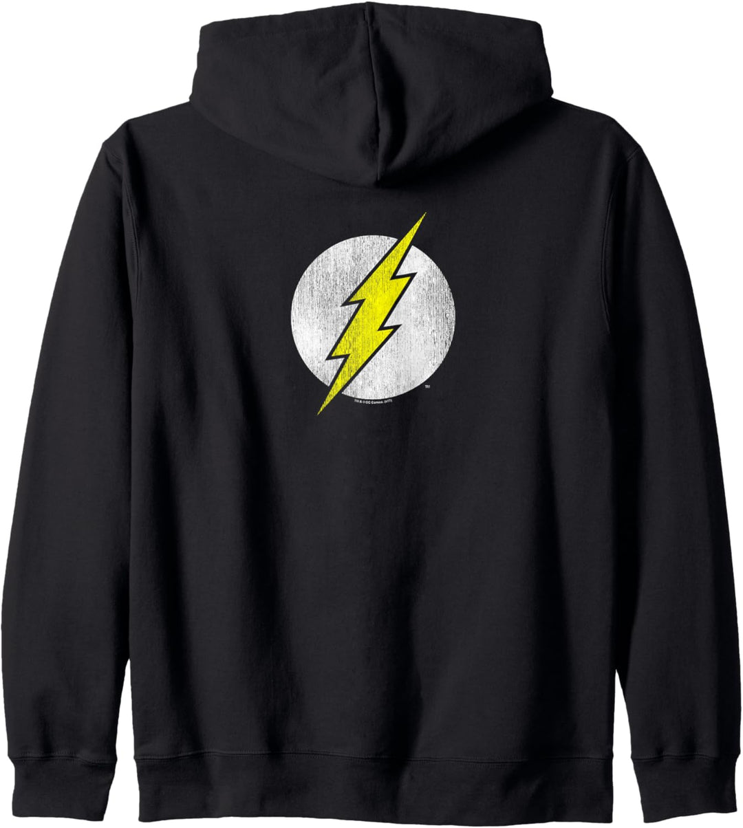 The Flash Flash Logo Distressed Kapuzenjacke