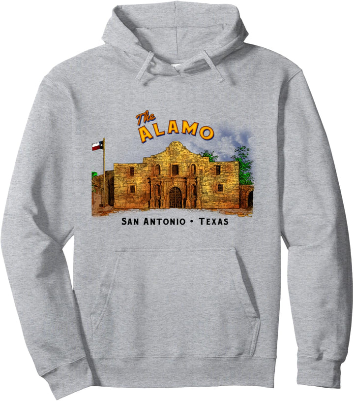 Vintage erinnern Alamo Souvenir Geschichte San Antonio Texas Pullover Hoodie
