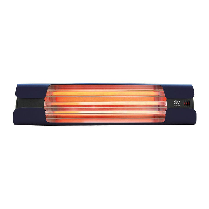 Vortice Wand-Heizung mit Zugschnur, Infrarot, 600/1200/ 1800 W, Thermologika Design, 1 Stück, blau,