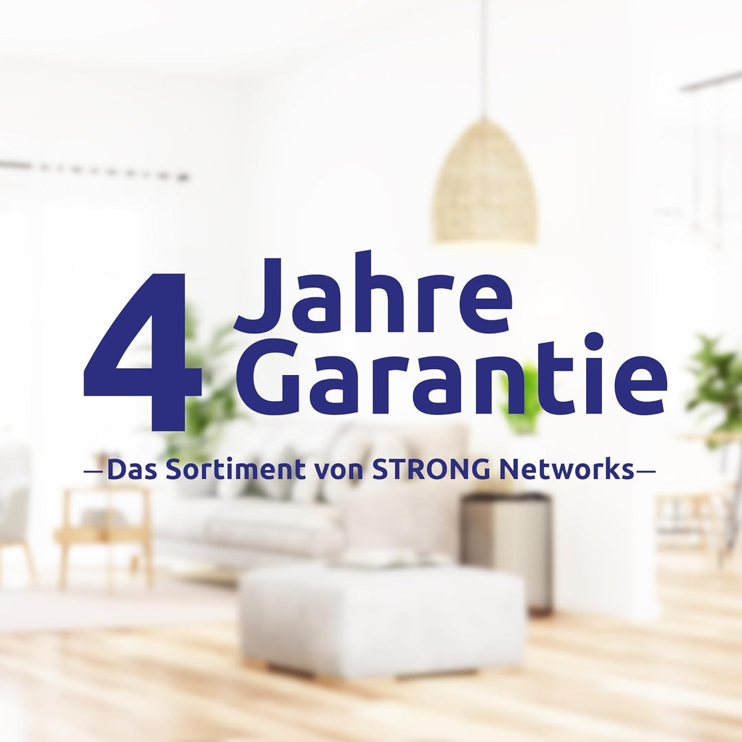 STRONG 4G Router 300V2 LTE Router LTE bis zu 150 Mbit/s WLAN bis zu 300 Mbit/s 2.4 GHz 4 x LAN 2 x S