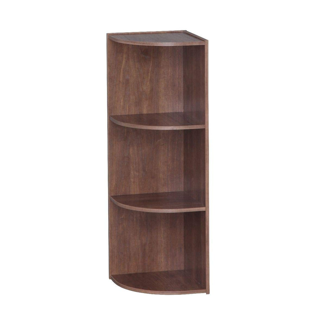 Iris Ohyama, Eckschrank, Bücherregal, 3 feste Regale, Design, Multifunktional, Büro, Eingang, Schlaf