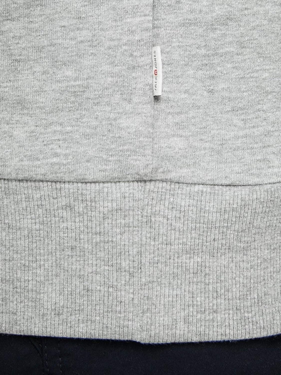 JACK & JONES Male Kapuzenpullover Logo Kapuzenpullover S Grau (Light Grey Melange Detail: Reg Fit-me