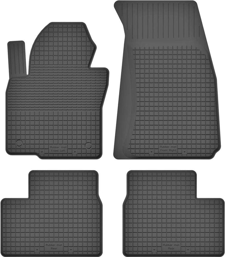 Fussmatten Vorne, Hinten 4er Set für Dacia Lodgy ab 2012 Gummi Gumimatten, Vorne, Hinten