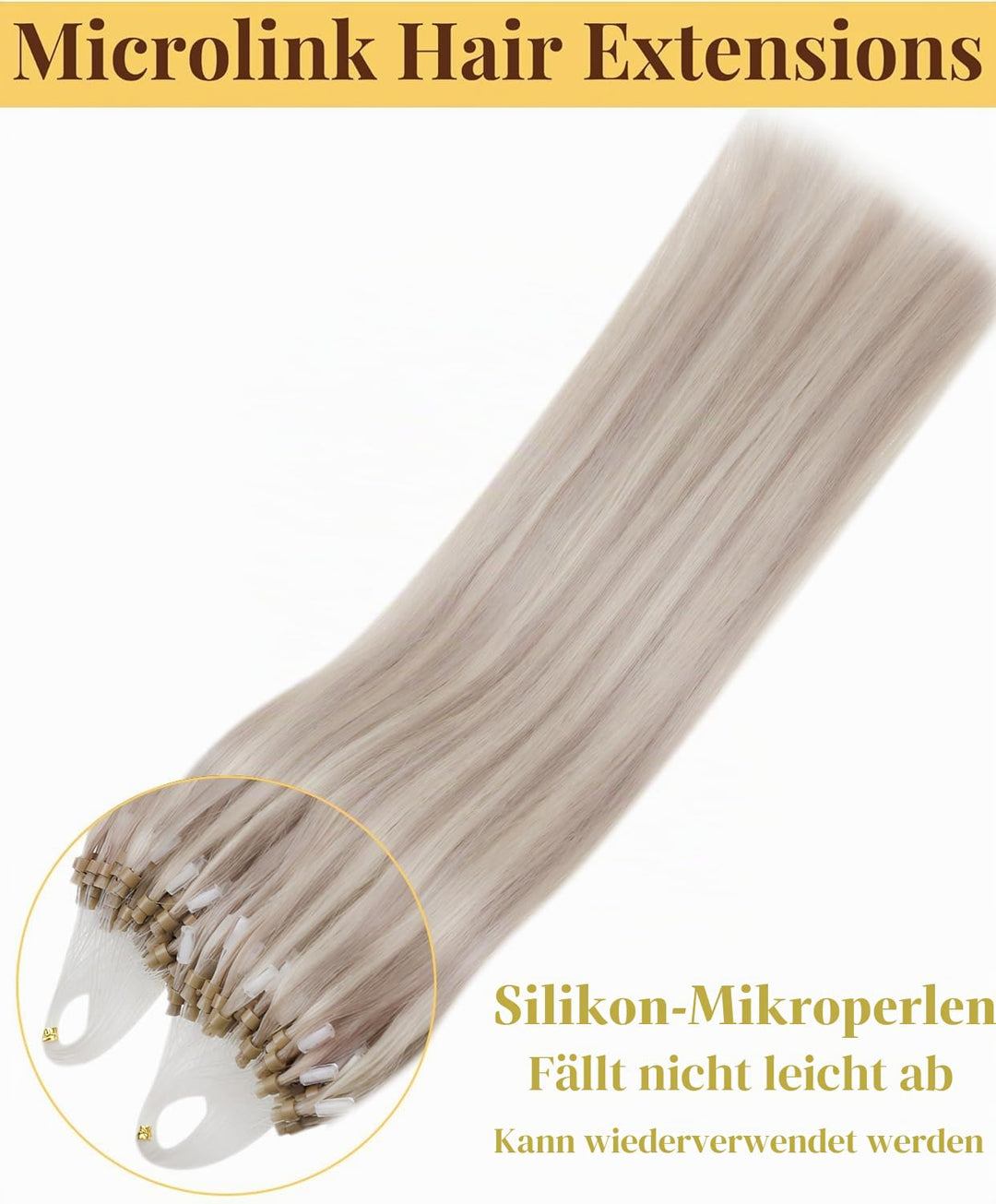 Hetto Microring Extensions Echthaar Blond Microring Echthaar Extensions Remy Echthaar Micro Ring Ext