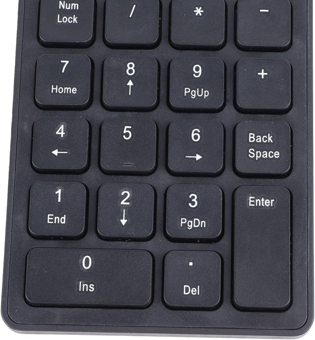 VBESTLIFE Drahtlose Nummernblöcke, Ziffernblock Numpad 18 Tasten Tragbare Bluetooth 5.0-Finanzbuchha