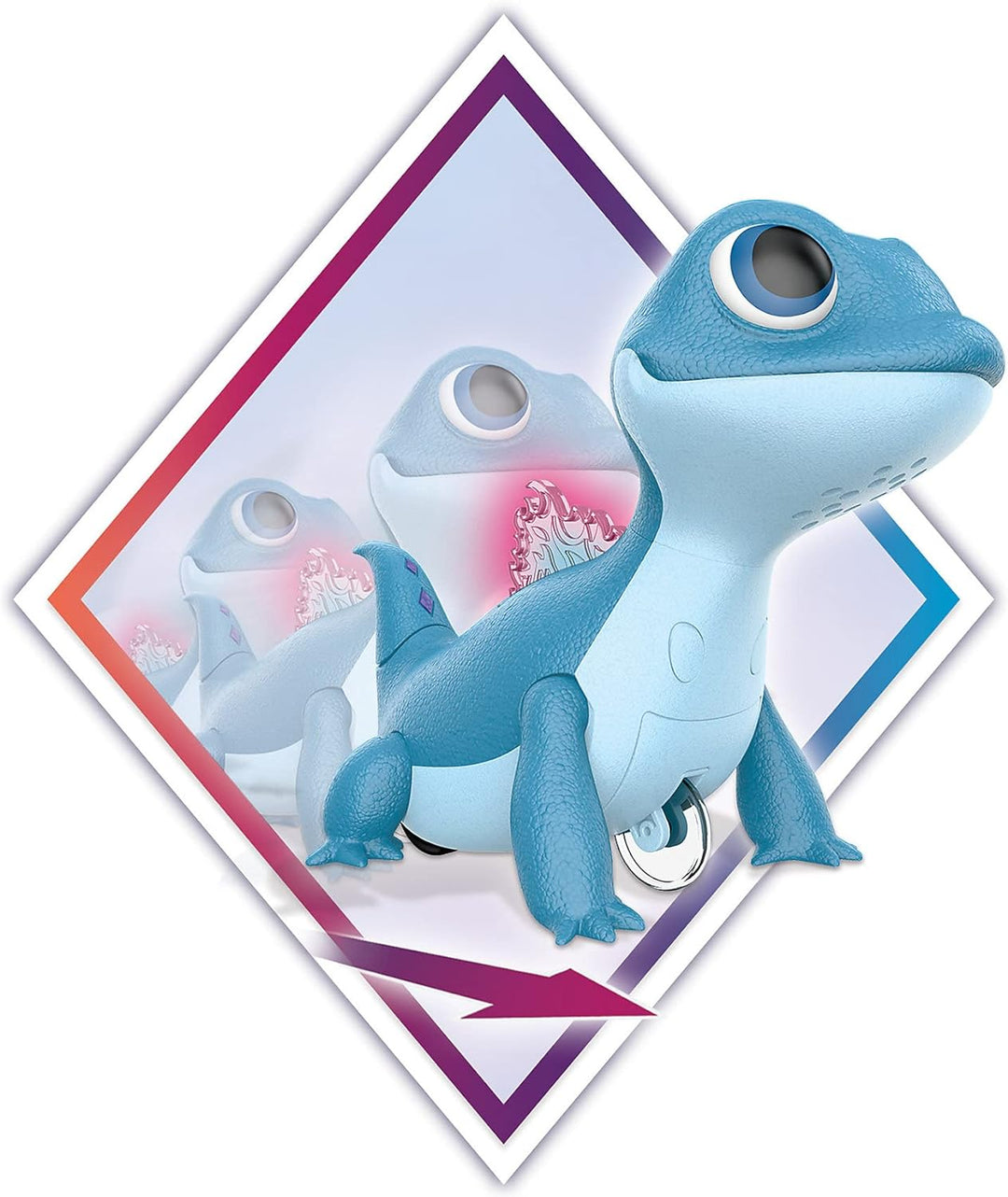 Hasbro Disney's Frozen 2 Feuergeist Freund Spielzeug, Salamander, Bruni, Spielzeug für Kinder ab 3 J