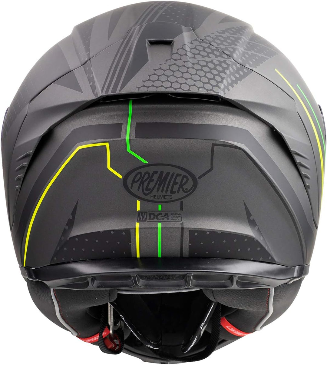 Premier Unisex Hyper Bp6 Bm Helmet XL (61) SCHWARZ / GELB / GRÜN, XL (61) SCHWARZ / GELB / GRÜN