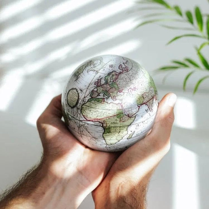 4.5 White Cassini Terrestrial MOVA Globe by Mova