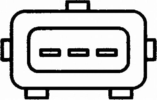 HELLA 6PU 009 163-521 Impulsgeber, Kurbelwelle - 12V - 3-polig - Kabel: 165mm