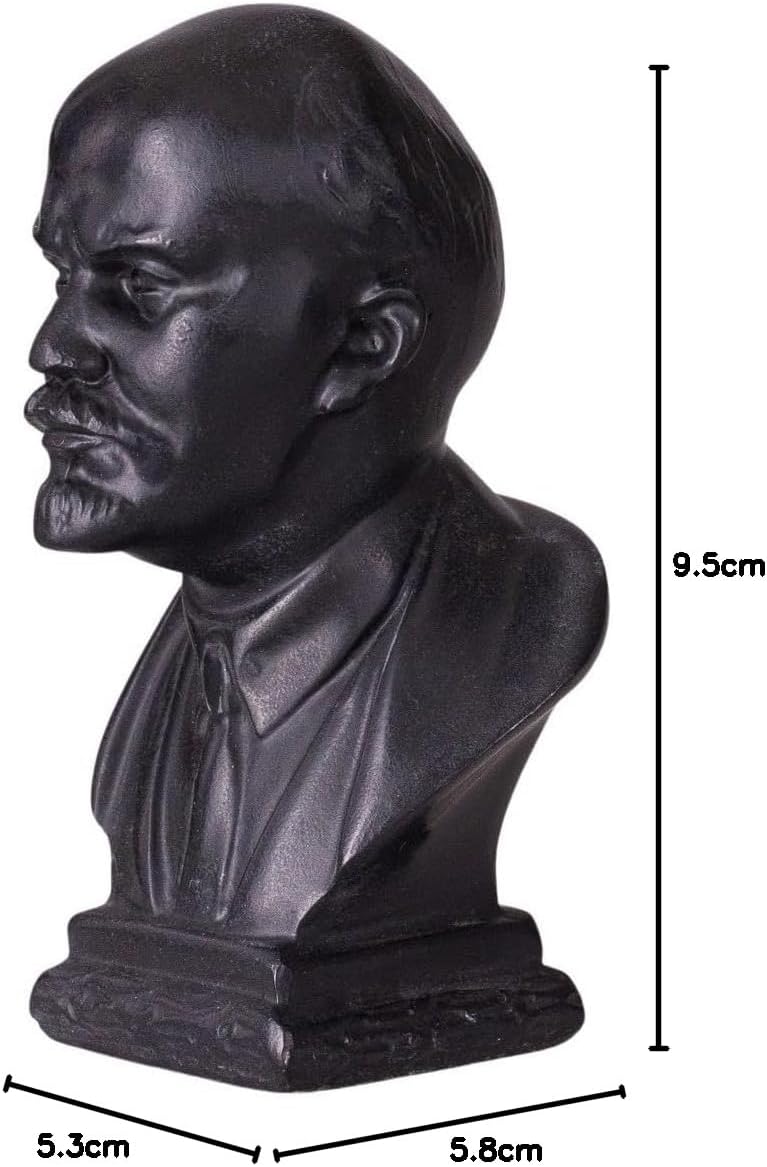 danila-souvenirs Sowjetischer russischer Leader Wladimir Lenin Stein Büste Statue Skulptur 9,5 cm