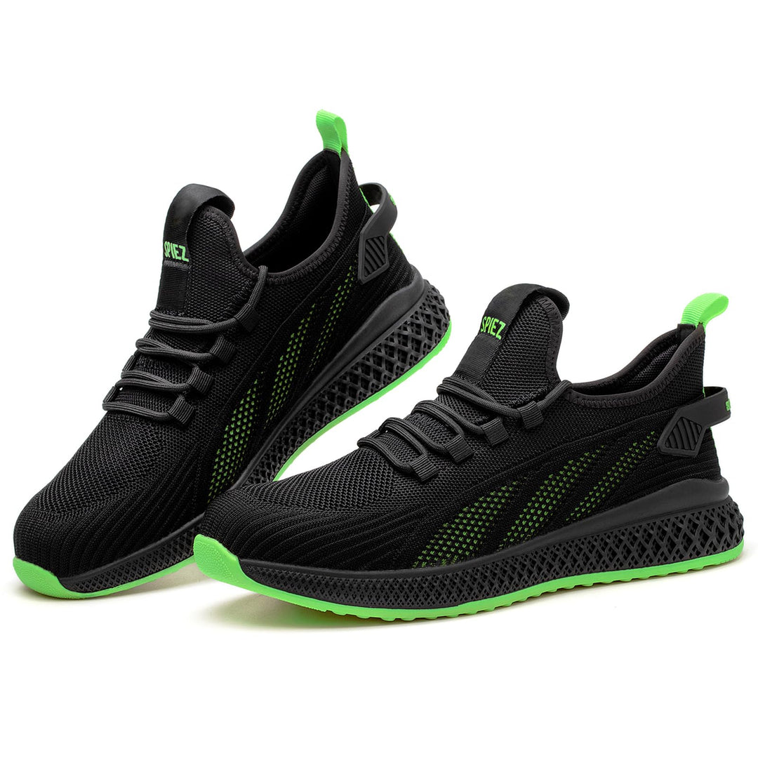 SPIEZ Unisex Sicherheitsschuhe mit Stahlkappe s1, Pannensichere leicht Arbeitsschuhe für Damen und H