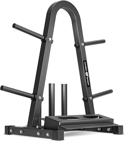 Marbo Sport Multiständer für Gewichtsscheiben, Hanteln und Stangen Schwarz Max. Tragkraft 300 kg MH-