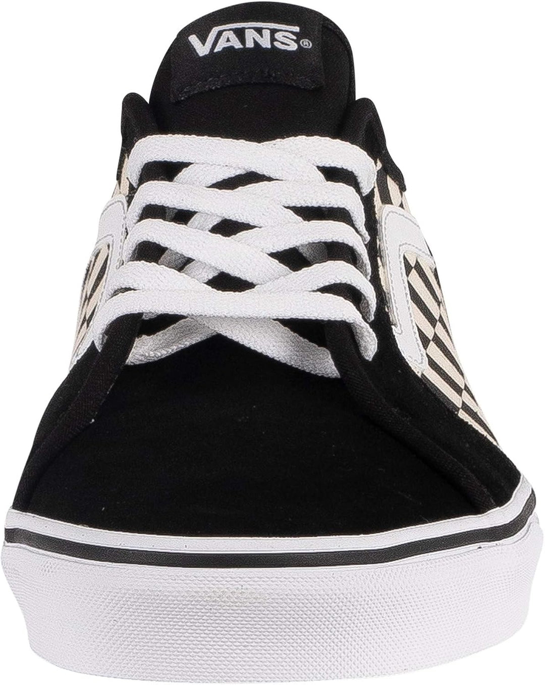 Vans Herren Filmore Decon Wildleder Canvas Trainer, Black/Black 39 EU Checkerboard Black White, 39 E