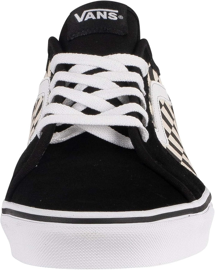 Vans Herren Filmore Decon Wildleder Canvas Trainer, Black/Black 39 EU Checkerboard Black White, 39 E