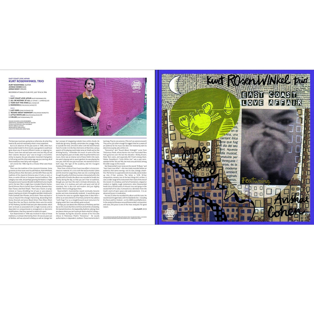 East Coast Love Affair, Vinyl