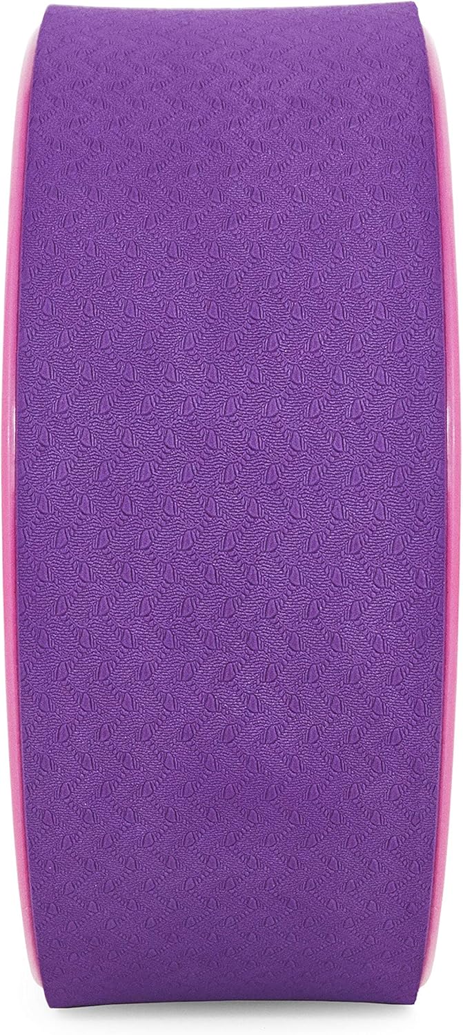 ProsourceFit Yoga Wheel Prop 12” for Improving Yoga Poses & Backbends, Flexibility, Balance, Stretch