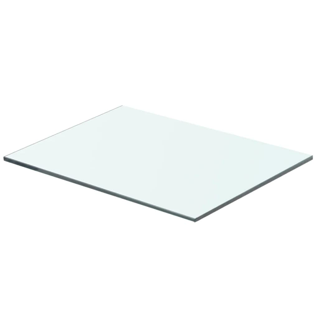 Myheimly Glasboden Glasscheibe Glasplatte für Glasregal Transparent 40 x 25 cm, 40 x 25 cm