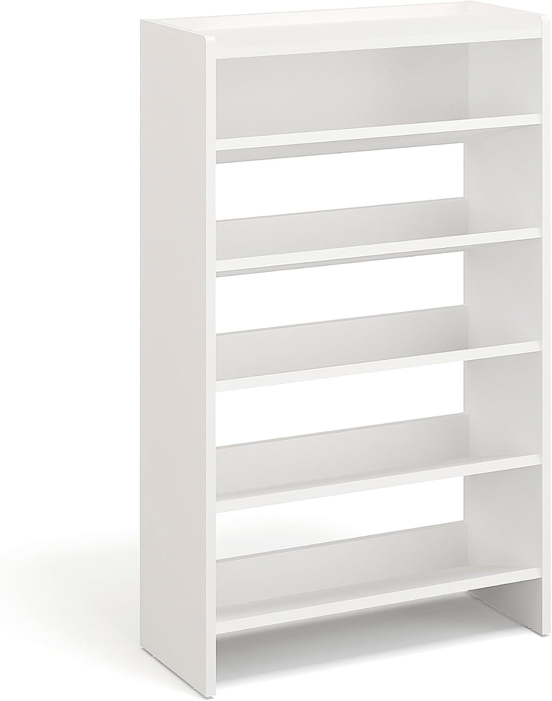 KOMTO Schuhregal Schmal - Schuhablage Flur mit 5 Ebenen Offener Schuhschrank Schuh Organizer Platzsp