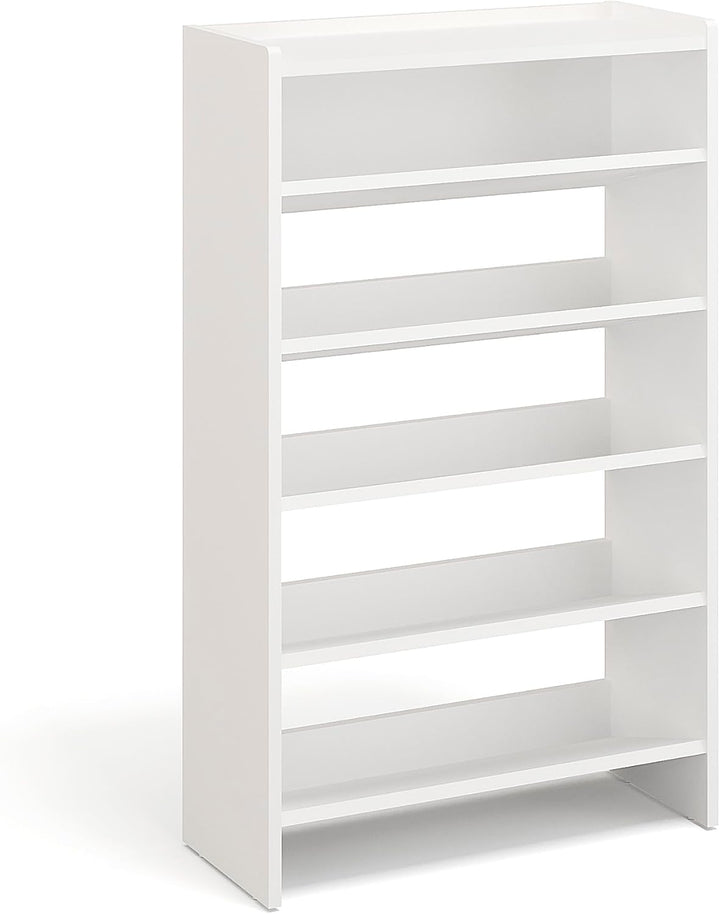 KOMTO Schuhregal Schmal - Schuhablage Flur mit 5 Ebenen Offener Schuhschrank Schuh Organizer Platzsp