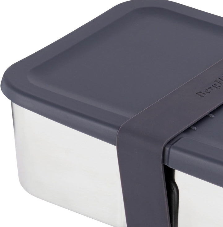 Berghoff 1100196 Lunchbox Edelstahl schwarz