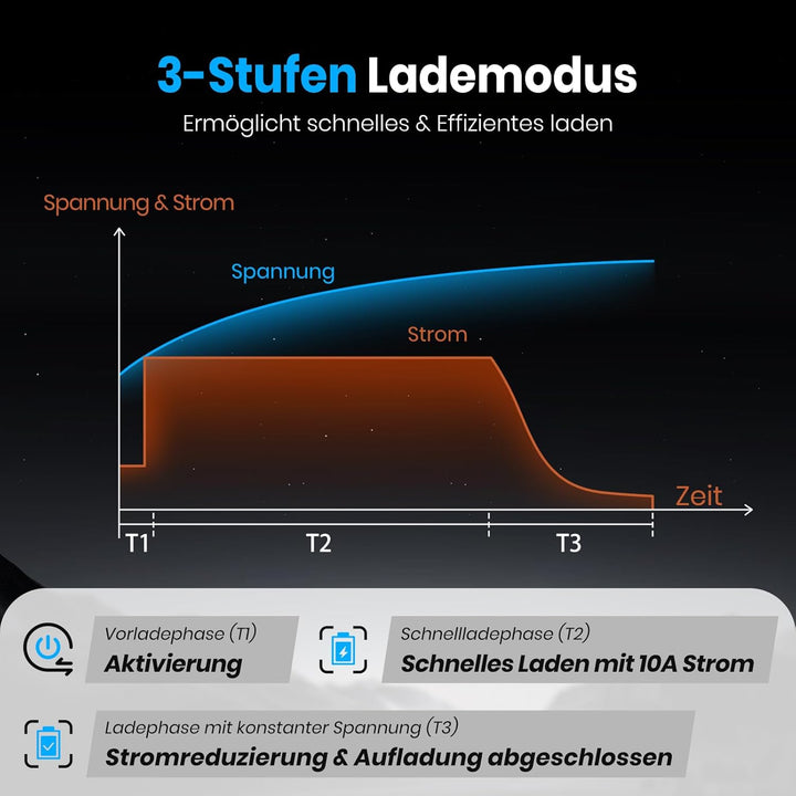 58.4V 10A LiFePO4 Ladegerät AC-DC Lithiumbatterieladegerät Mehrere Schutzfunktionen für 51.2V 48V Li