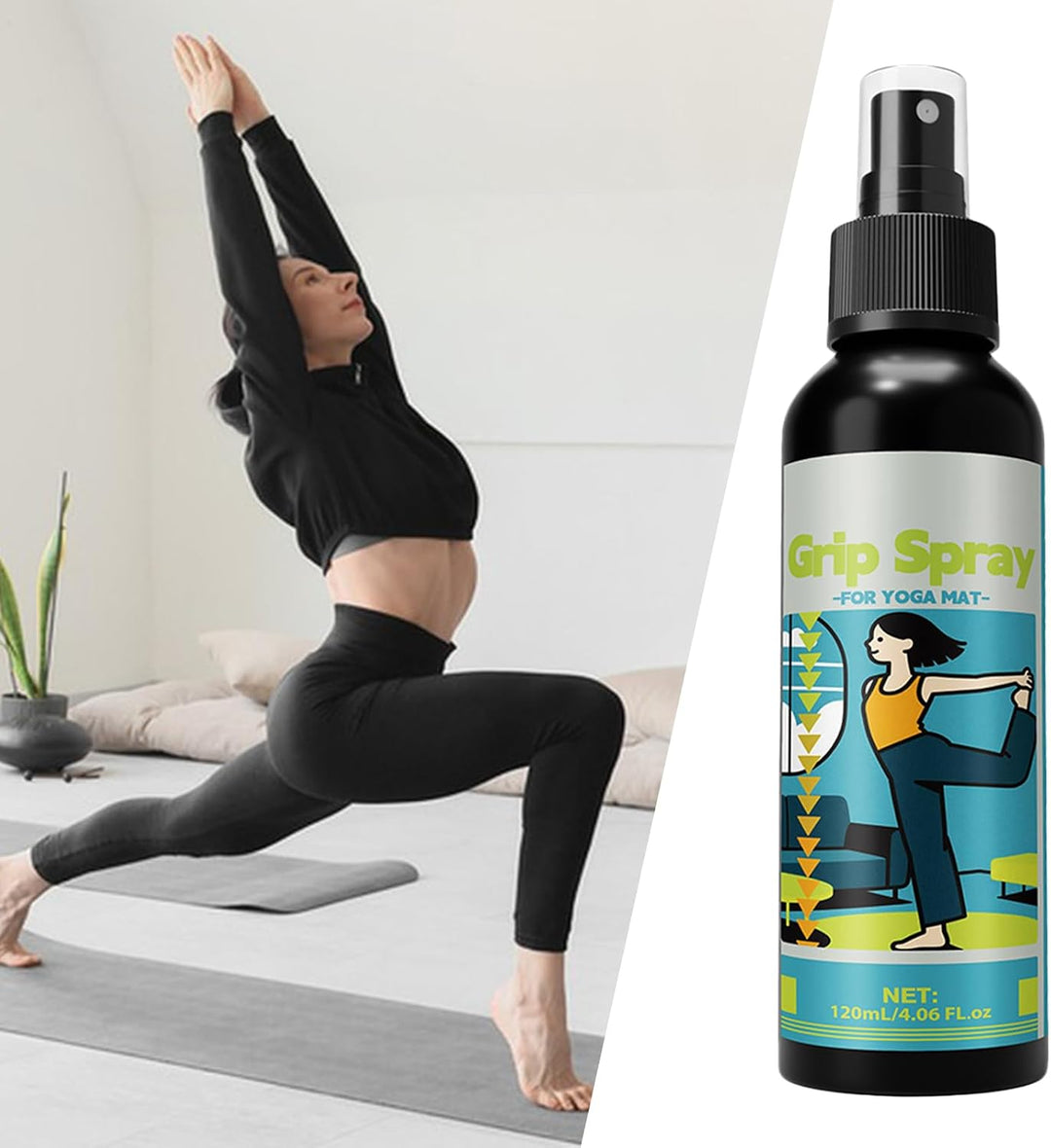 Yoga Matten Rutschfest Spray - Anti-Rutsch Spray Für Yogamatte | Multifunktionaler Haftverstärker Sp