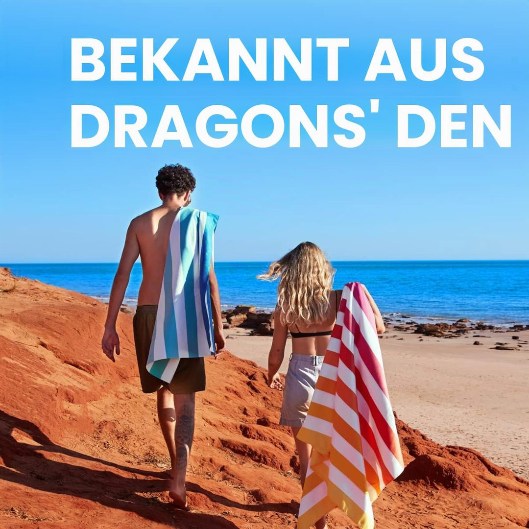 Dock &amp; Bay Strandhandtuch - Schnell trocknende Mikrofaser, ohne Sand - Kompakt, Leicht - 100% recyce