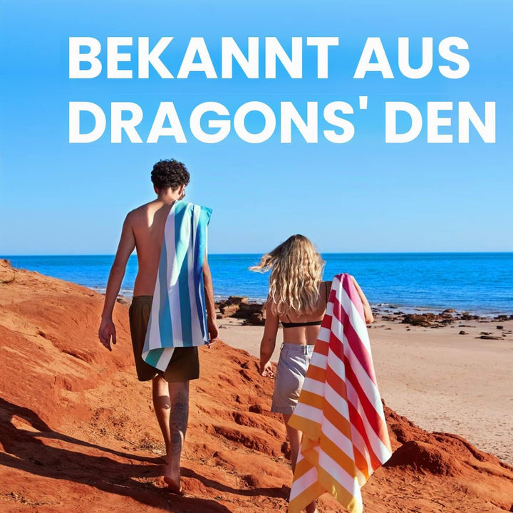 Dock &amp; Bay Strandhandtuch - Schnell trocknende Mikrofaser, ohne Sand - Kompakt, Leicht - 100% recyce