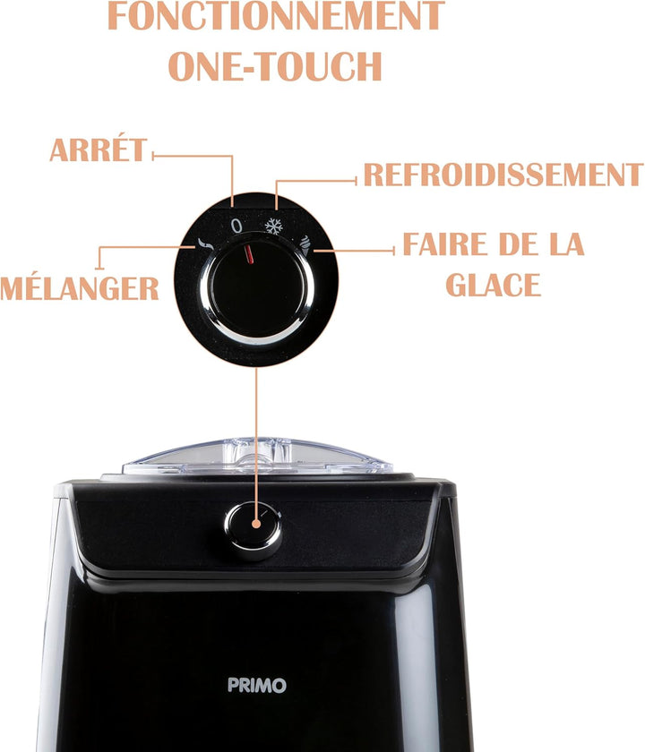 Primo PR401IM Professionelle Eiscreme-Maschine für Kompressor | Macht köstliches Eis in weniger als