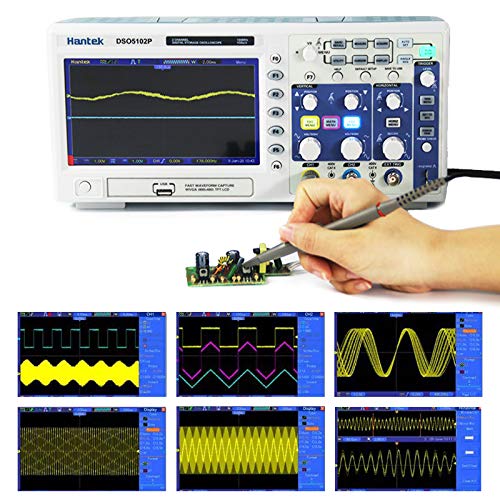Hantek DSO5102P 100MHz 2-KANAL Digitales Oszilloskop 1GSa/s in Echtzeit Probe