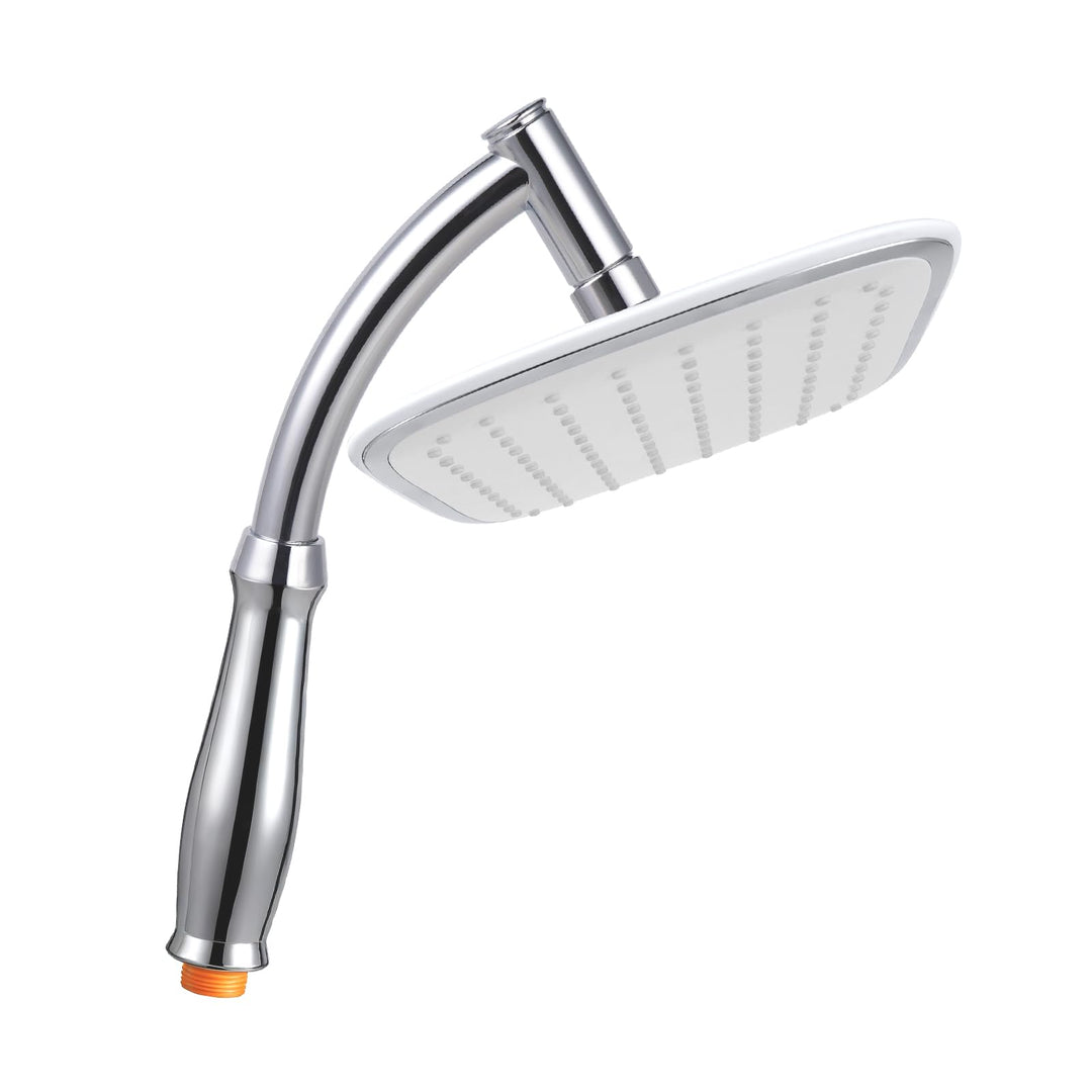 Hibbent Regenduschkopf mit Handbrause und Halterung, Hochdruck Regendusche mit abnehmbarem Arm in Ch