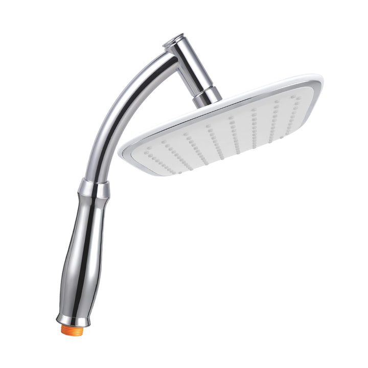 Hibbent Regenduschkopf mit Handbrause und Halterung, Hochdruck Regendusche mit abnehmbarem Arm in Ch
