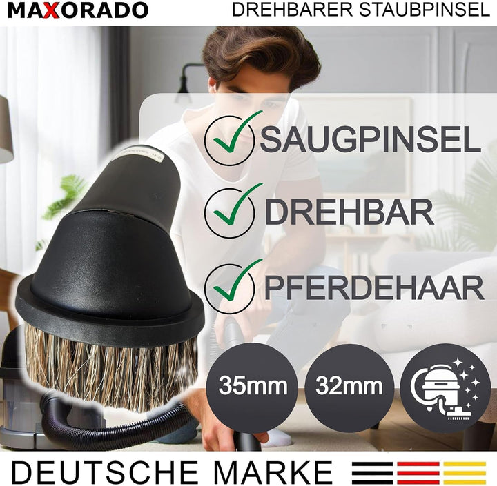 Set Staubpinsel Düse Möbelpinsel für Einhell TC, TE, TP Serie TC-VC 1825 1820 S 1930 18/15 Li-Solo 1