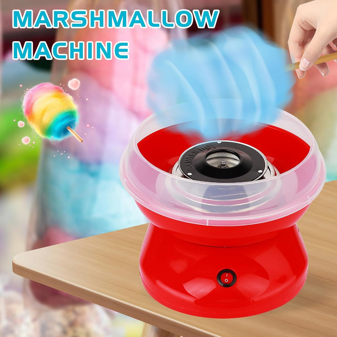Zuckerwattemaschine, Retro Cotton Candy Machine 450W für Zuhause, Zuckerwatte Maschine mit Zubehör u