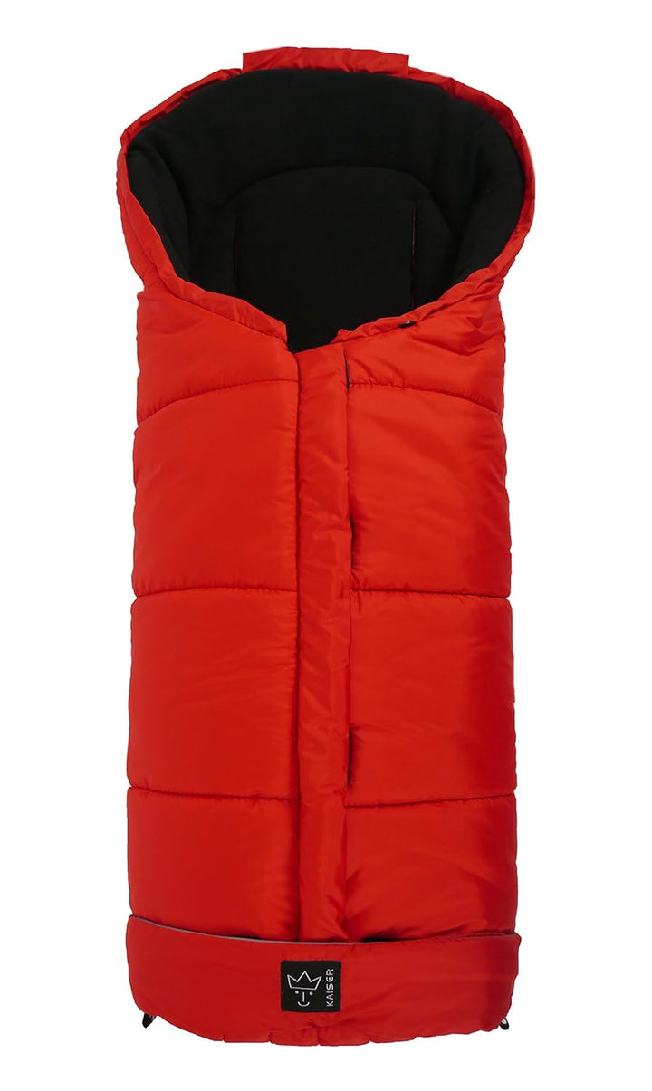 Kaiser Naturfelle 6570833 - Fusssack "Iglu Thermo Fleece", Farbe: rot, Rot