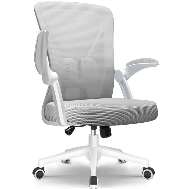 Hinonde Bürostuhl, Ergonomischer Schreibtischstuhl mit Lendenwirbelstütze, Bürostuhl Ergonomisch Tes